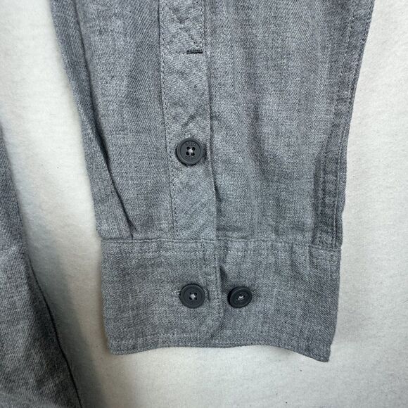 Stio Shirt Mens 2XL Gray MITER Lightweight Flannel Button Up Long Sleeve Shirt - Picture 7 of 12
